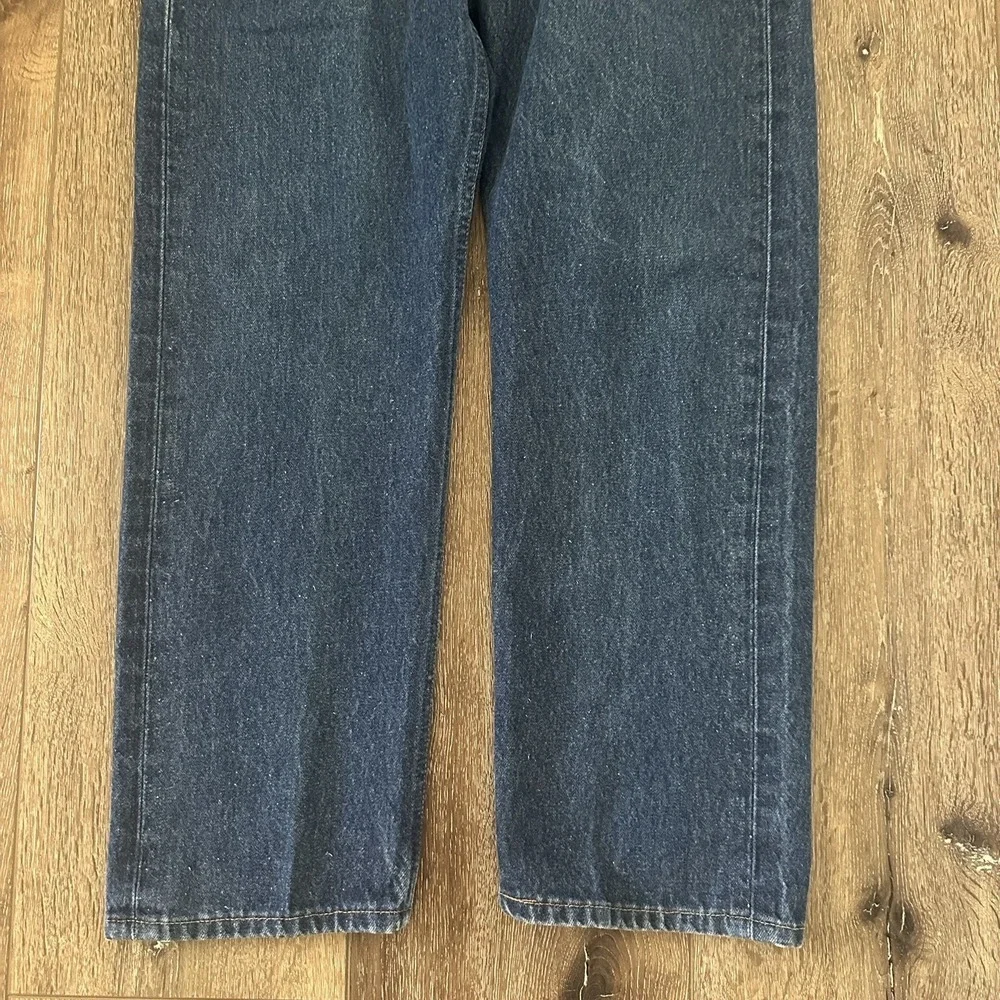 Vintage Levis 501XX Jeans Mens 36x31 Short Blue 90s Raw‎ Dark Denim 34x28